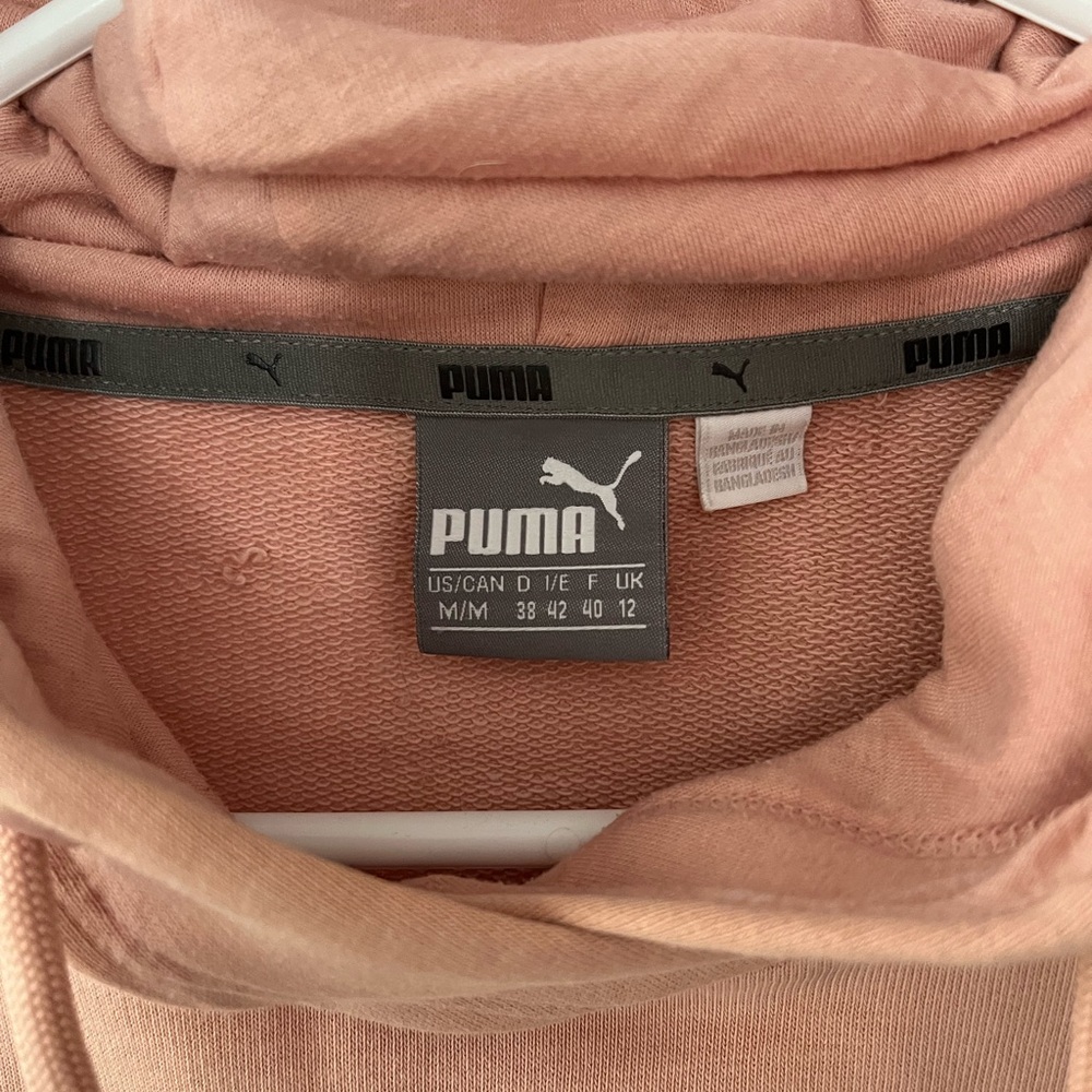 Puma light Pink Hoodie Medium - Picture 2 of 3